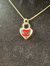 The “Red Heart CC” Necklace