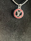 The “RED LV” Necklace