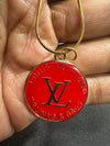 The “Red LV” Necklace